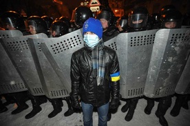 Dresiarze zablokowali przedstawicielstwo UE w Kijowie