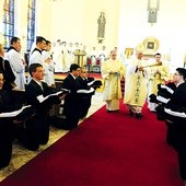  Ceremonii przewodniczył  bp Adam Odzimek