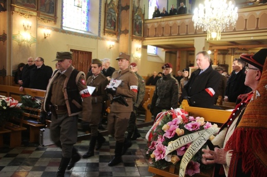 Pożegnanie partyzanta NSZ Edwarda Biesoka