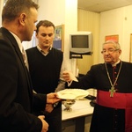 Opłatek dziennikarzy z arcybiskupem 