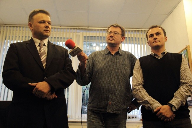 Opłatek dziennikarzy z arcybiskupem 