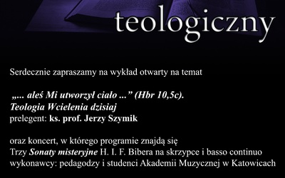 Wieczór teologiczny z ks. prof. J. Szymikiem, Katowice, 18 grudnia