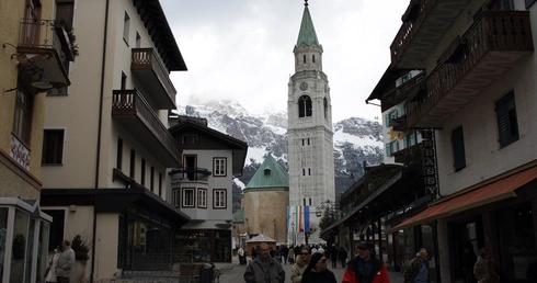 Cortina d'Ampezzo bez prądu