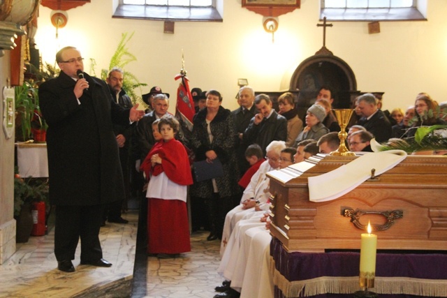 Pożegnanie śp. ks. kan. Alojzego Oleksika z Jasienicy