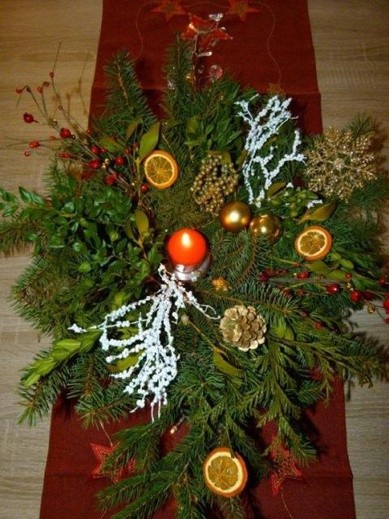 "Świąteczny stroik Dorotki"