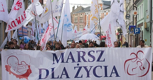  Docieramy wszędzie tam, gdzie dzieje się coś ciekawego. Powyżej jedna z tysięcy fotografii, jakie można znaleźć na stronie internetowej  – pierwszy Marsz dla Życia w Świebodzinie