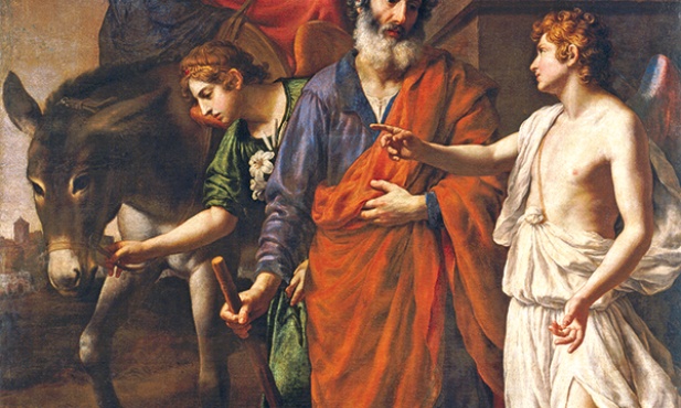 Alessandro Turchi „Ucieczka do Egiptu” olej na płótnie, 1633 Muzeum Prado, Madryt 