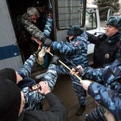 Policja rozpędziła demonstrację w Wołgogradzie