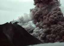 Erupcja Sinabung wywołała panikę