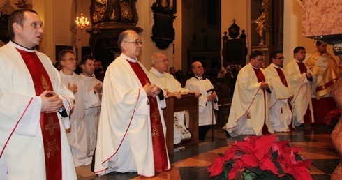 Po Mszy św. 31 grudnia w katedrze mialo miejsce nabożeństwo dziękczynno-błagalne przed Najświętszym Sakramentem
