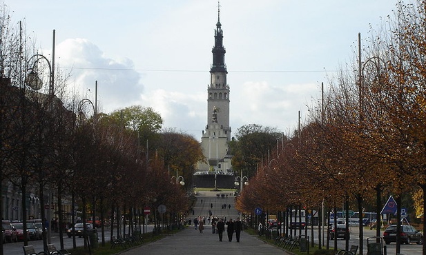 Kibice pielgrzymują na Jasną Górę