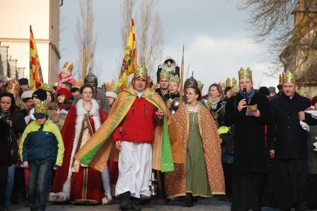 Orszak Trzech Króli w Sandomierzu 