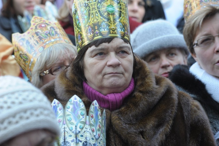 Orszak w Świdnicy - hołd na Rynku