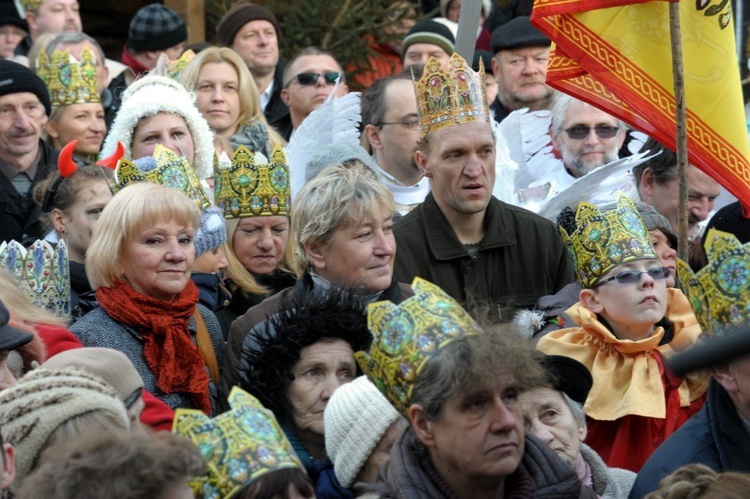 Orszak w Świdnicy - hołd na Rynku