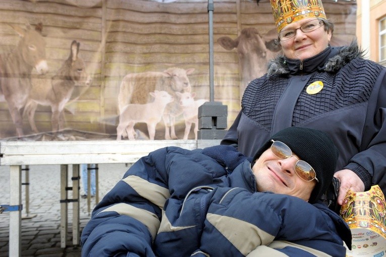 Orszak w Świdnicy - hołd na Rynku