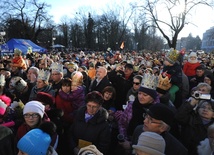 W Radomiu uczestnikami orszaku wypełnił się zarówno plac Corazziego, jak i przyległe ulice i parkowa aleja bp. Jana Chrapka