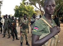 Żołnierze patrolują ulice Juby. Sytuacja w Sudanie Południowym jest ciągle napięta