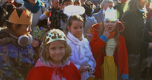 Orszak Trzech Króli w Myślenicach 2014 r.