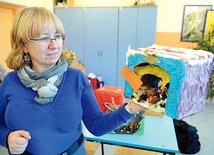 Renata Borek z jedną z wyróżnionych prac