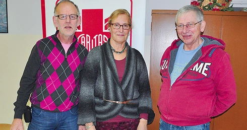  Truus Nieuwenhuis i jej współpracownicy, Appie Wassing i Joop van Schooten