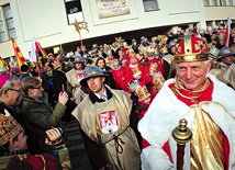  Jak wcześniej apelował  bp Piotr Libera, płocczanie pokazali,  że „chrześcijanie potrafią się cieszyć  i wspaniale bawić” 