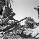 Po nalotach Stalingrad zamienił się w morze gruzów i ruin 
