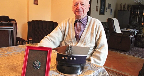 Franciszek Grzegorzek w domu w Pszowie we wrześniu 2013 roku