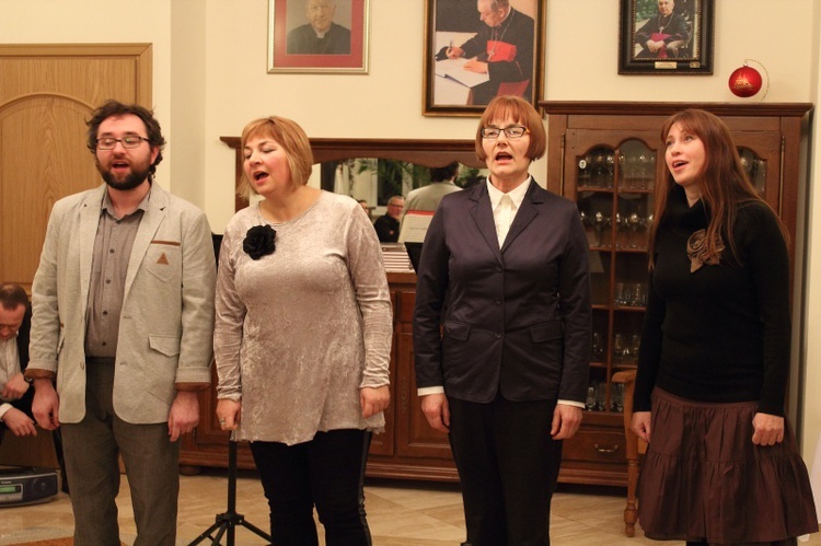 Artyści teatru u abp. Wojciecha Ziemby