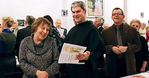  Ojciec Donat Wypchło OFMConv z Rychwałdu przyjechał do Bielska-Białej z uczestnikami żywieckich spotkań dla par niesakramentalnych