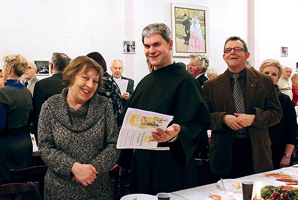  Ojciec Donat Wypchło OFMConv z Rychwałdu przyjechał do Bielska-Białej z uczestnikami żywieckich spotkań dla par niesakramentalnych
