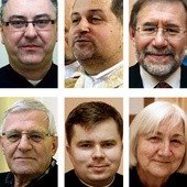 U góry od lewej: Ks. Krzysztof Franczyk, Ks. Piotr Boraca, Piotr Wardzała Poniżej od lewej: Jan First, Ks. Marcin Mastalski, Barbara Andrzejewicz