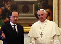 Franciszek spotkał się z Hollande'm 