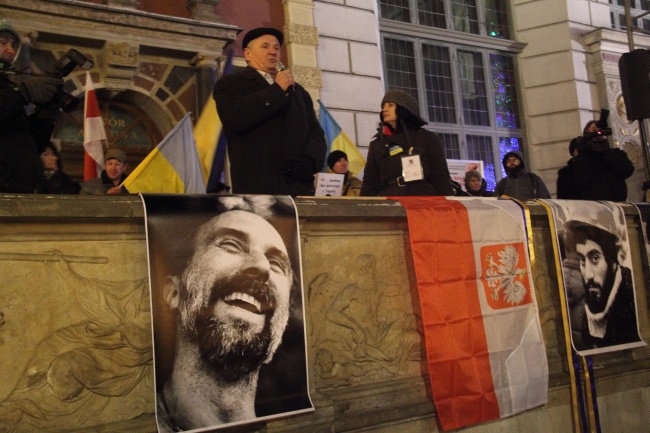 Manifestacja solidarności z Ukraińcami 