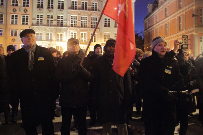 Manifestacja solidarności z Ukraińcami 