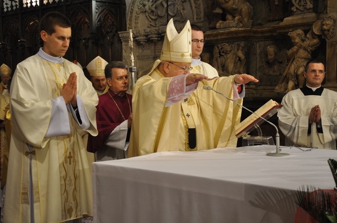 Święcenia biskupie - liturgia eucharystyczna