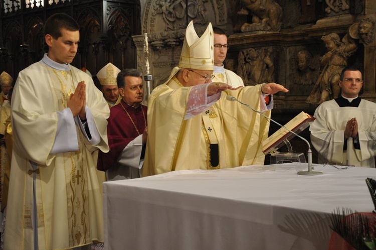 Święcenia biskupie - liturgia eucharystyczna