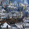 Majdan Niepodległości jest od tygodni twierdzą zbudowaną przez demonstrantów w centrum Kijowa