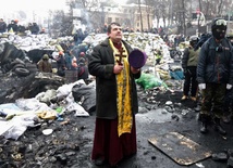 Majdan i antymajdan - dwa światy w Kijowie