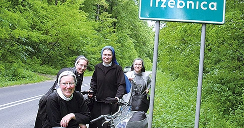  Na rowerowej  pielgrzymce do Trzebnicy