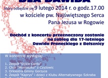 Koncert charytatywny, Rogów, 9 luty