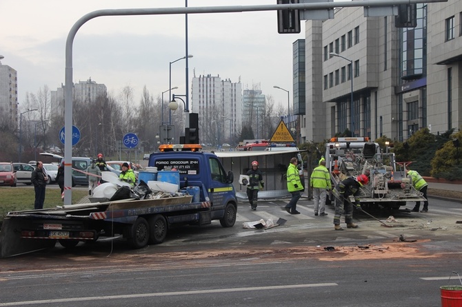 Wypadek autobusu w Katowicach