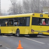 Wypadek autobusu w Katowicach