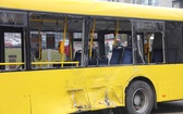 Wypadek autobusu w Katowicach