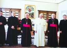  Delegacja archidiecezji warmińskiej na spotkaniu z ojcem świętym Franciszkiem 