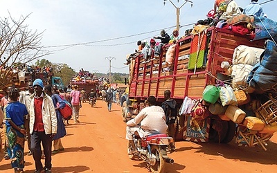 Ewakuacja ludności w Bozoum