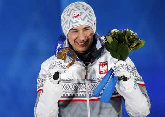 Stoch czwarty na treningu