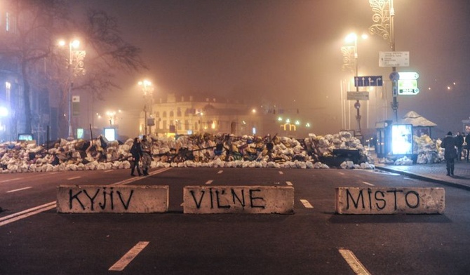 Czuć ducha walki na Majdanie