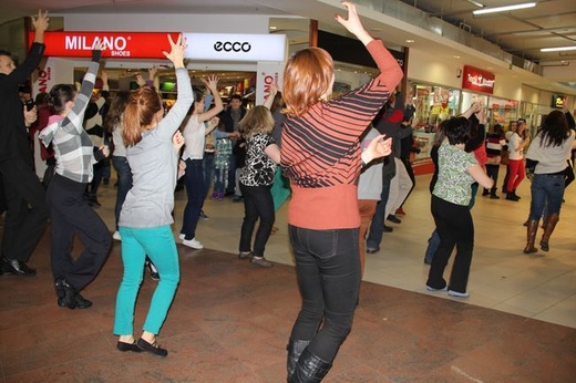 Walentynkowy flashmob