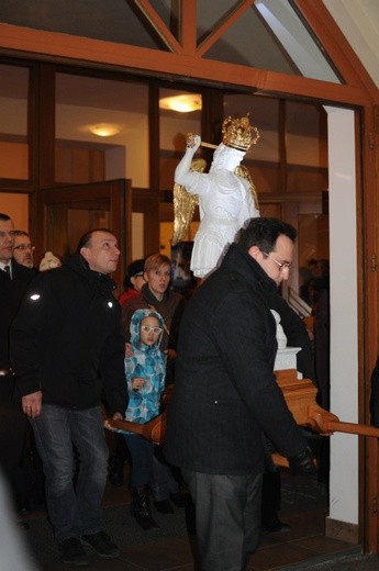 Procesja z figurą św. Michała