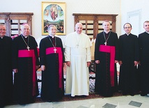 Papież Franciszek w ramach „ad limina” spotkał się z bp. Stefanem Regmuntem, bp. Tadeuszem Lityńskim, bp. Pawłem Sochą. Delegacji biskupów towarzyszyli:  ks. Janusz Malski, ks. Rafał Szwaja i ks. Piotr Bartoszek